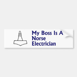 Norse Electrician Bumper Sticker