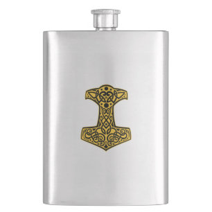Norse Hammer Flask