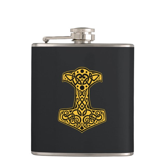 Norse Hammer Flask (Front)