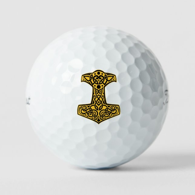 Norse Hammer Golf Balls (Front)