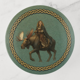 Norse Huldra Forest Woman Trinket Tray