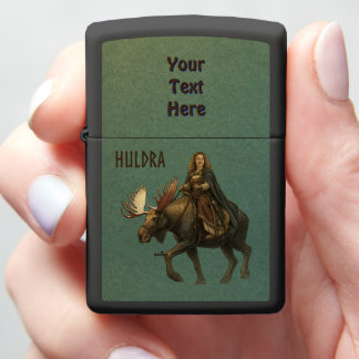 Norse Huldra Forest Woman Zippo Lighter