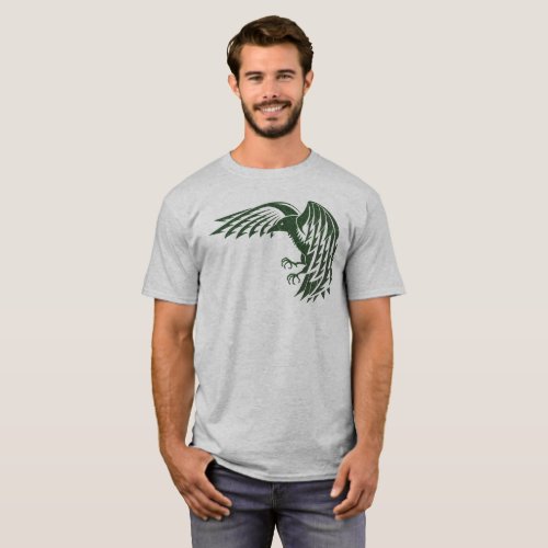 Norse Leaf Raven T_Shirt