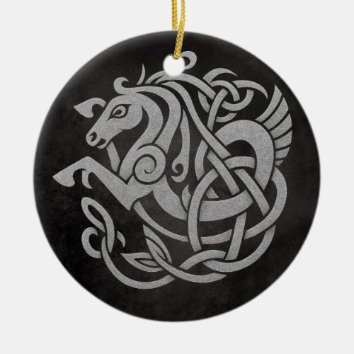 Norse Mythic Horse Knot Design