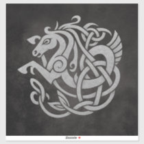 Norse Mythic Horse Knot Design