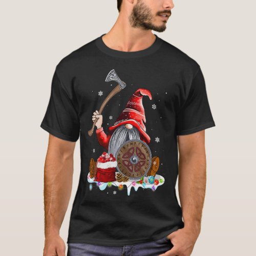 Norse Mythology Xmas Red Hat Gnome Beard Viking We