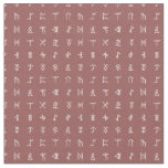 Norse Runes Symbol Pattern Fabric