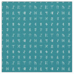 Norse Runes Symbol Pattern Fabric 
