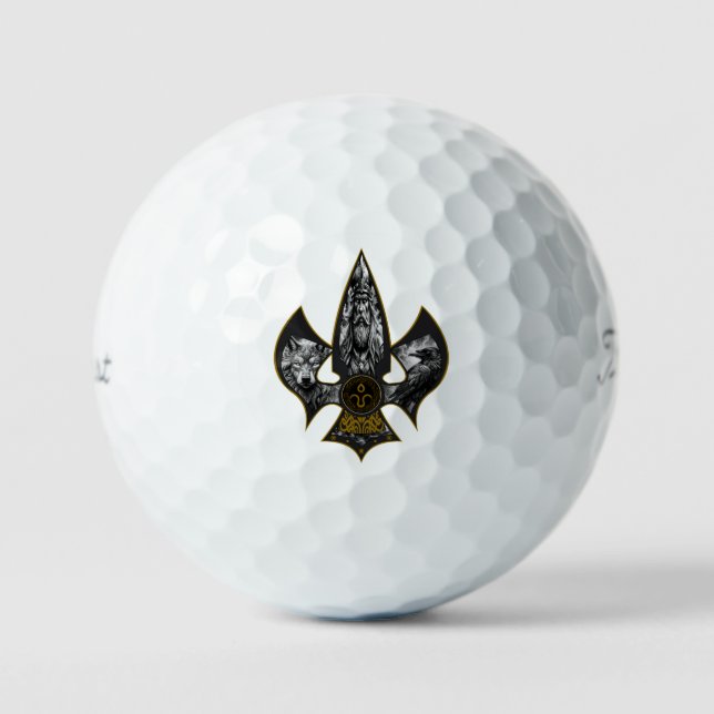 Norse Spear Golf Balls (Front)