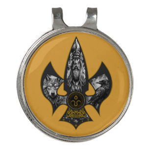 Norse Spear Golf Hat Clip