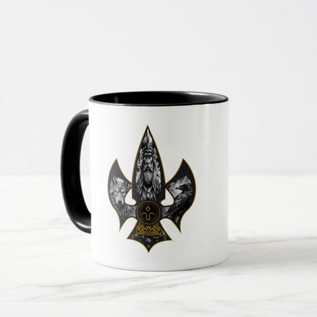 Norse Spear Mug (Front Left)