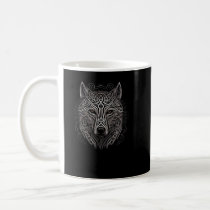 Norse Style Viking Wolf Tattoo Wildlife Animal (V.