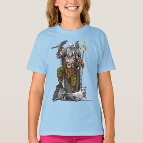 Norse Viking God Odin T_Shirt