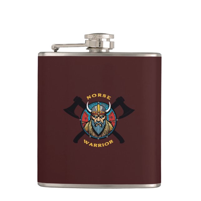 Norse Warrior Flask (Front)