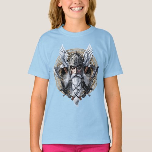Norse Warrior God Odin T_Shirt