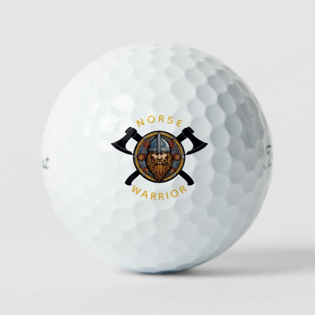 Norse Warrior Golf Balls (Front)