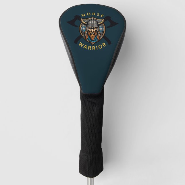 Norse Warrior Golf Head Cover (Front)