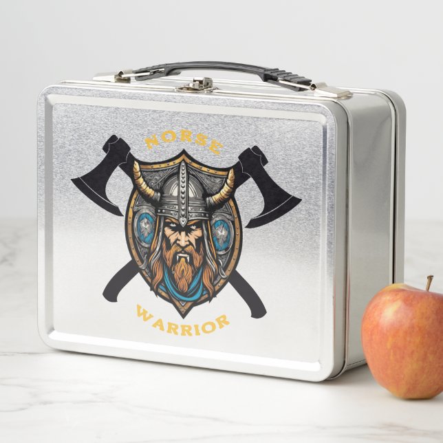 Norse Warrior Metal Lunch Box (In Situ)
