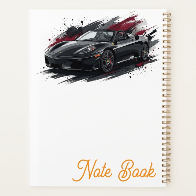 Norte Book Has ferrari Planner (Back)