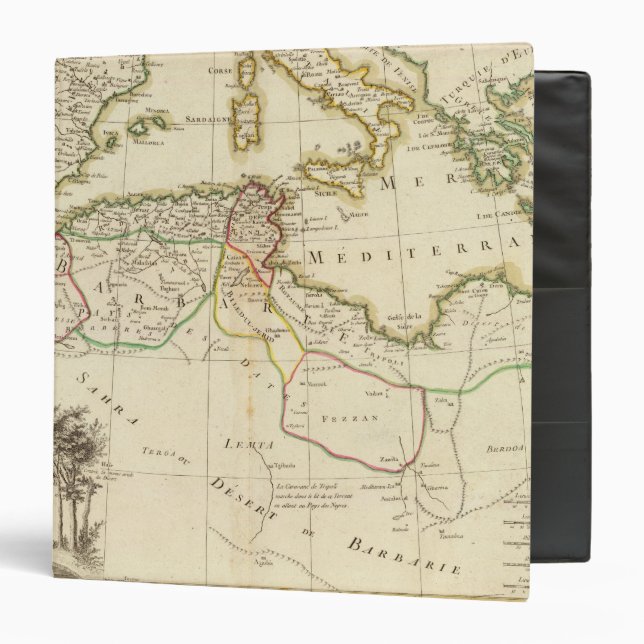 North Africa 3 Ring Binder (Front/Inside)
