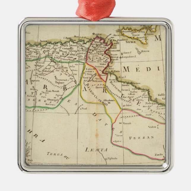 North Africa Metal Ornament (Front)