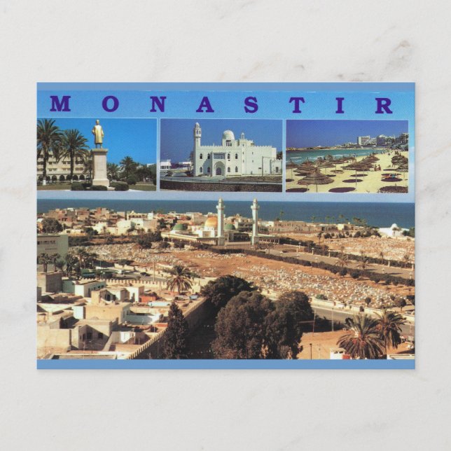 North Africa, Monastir, Tunisia, Multiview Postcard (Front)