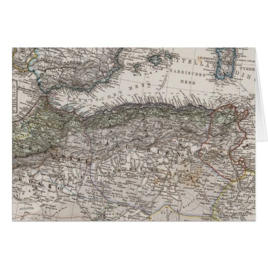 North Africa Region Map Cards (Front Horizontal)