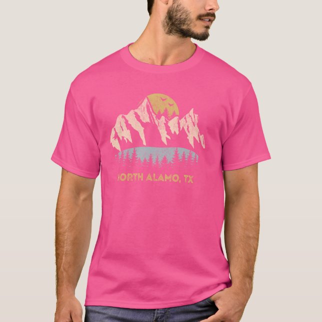 North Alamo Texas Mountain Sunset Sunrise TX T-Shirt (Front)