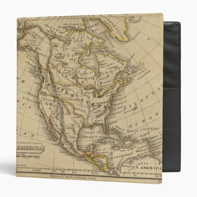 North America 10 3 Ring Binder (Front/Inside)