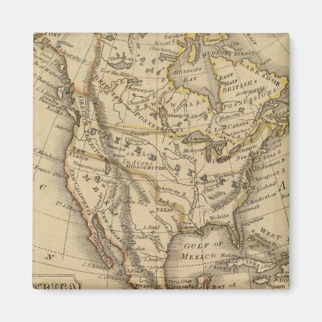 North America 10 Magnet (Front)