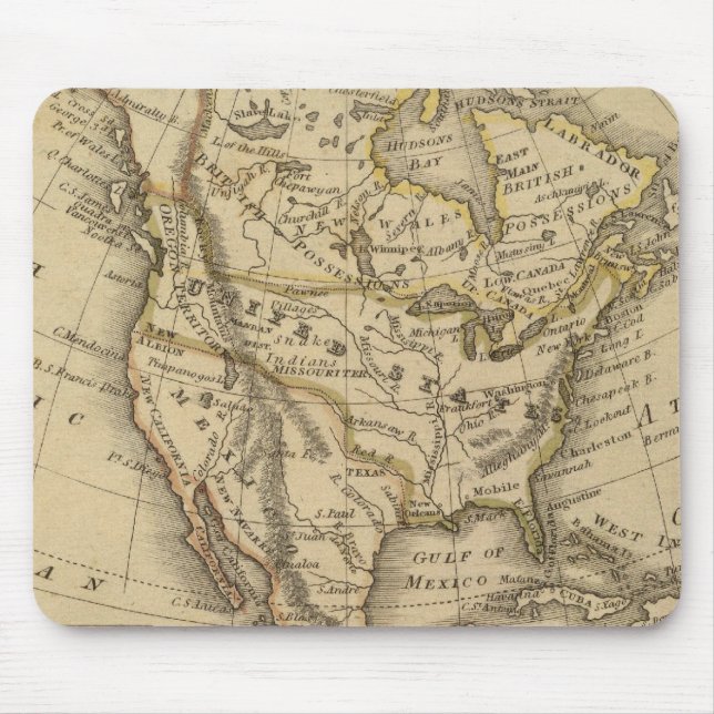 North America 10 Mouse Pad (Front)