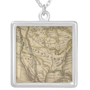 North America 10 Silver Plated Necklace