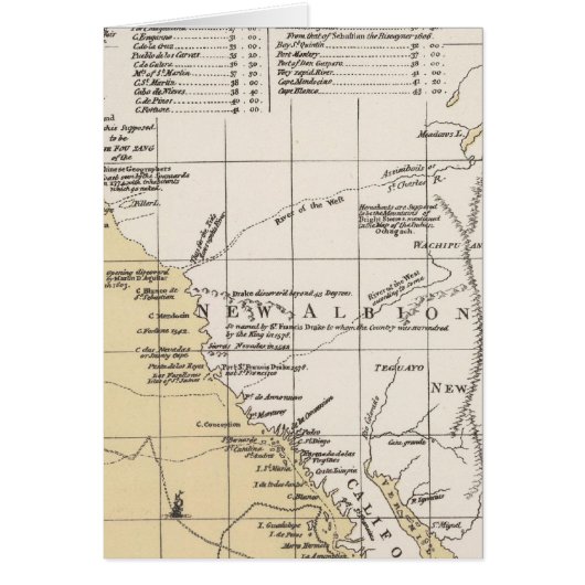North America, 1782 Cards (Front)