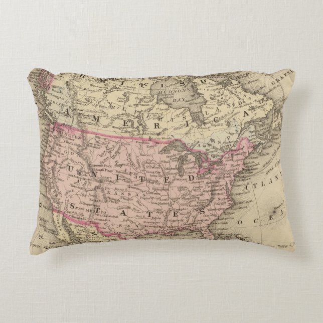 North America 19 Accent Pillow (Front)