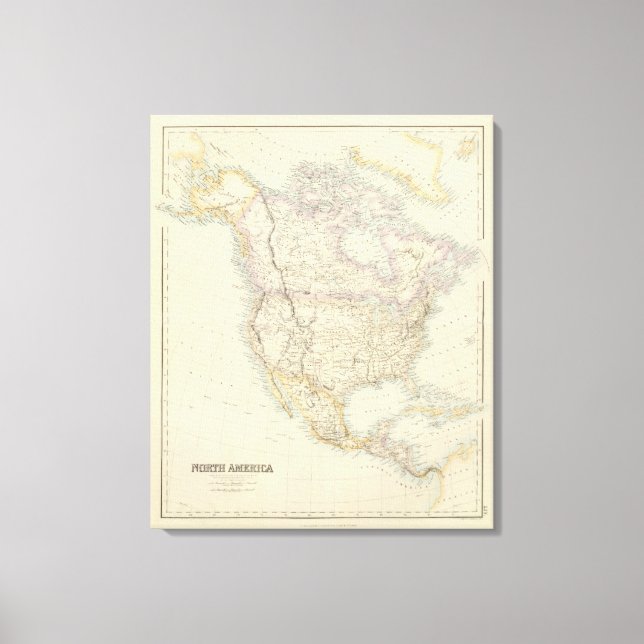 North America 20 Canvas Print (Front)