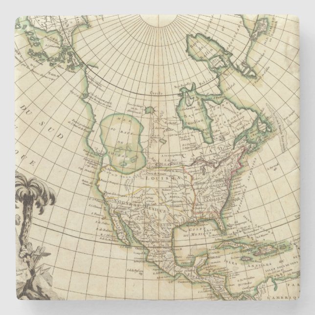 North America 21 Stone Coaster (Front)