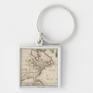 North America 2 Keychain