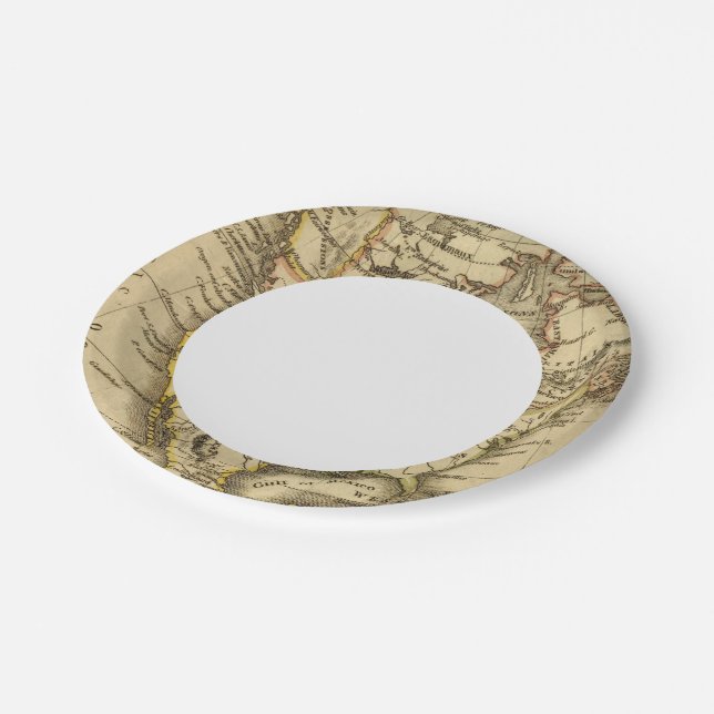 North America 40 Paper Plates (Angled)