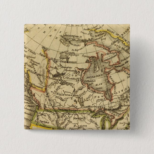 North America 40 Pinback Button (Front)