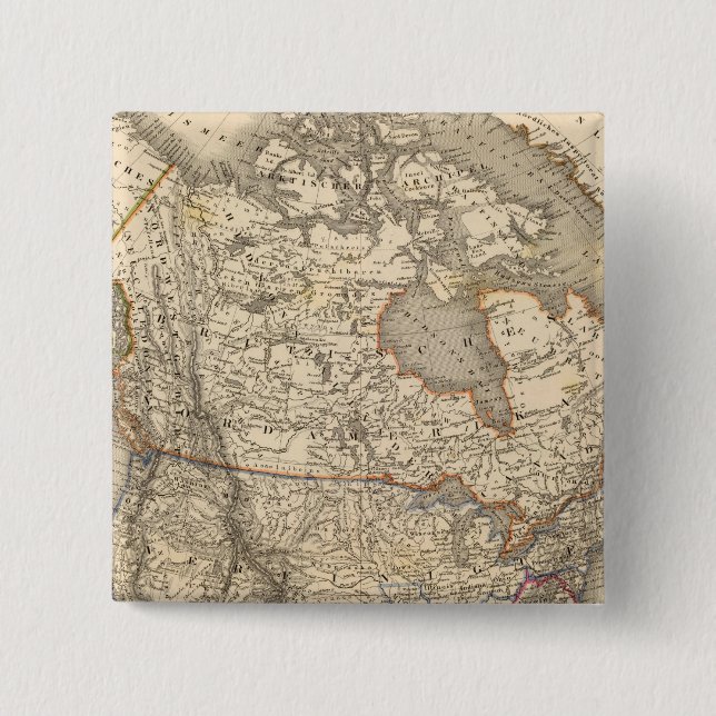 North America 45 Pinback Button (Front)