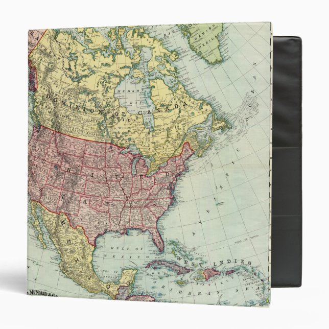 North America 7 3 Ring Binder (Front/Inside)