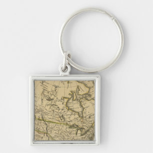 North America 7 Keychain