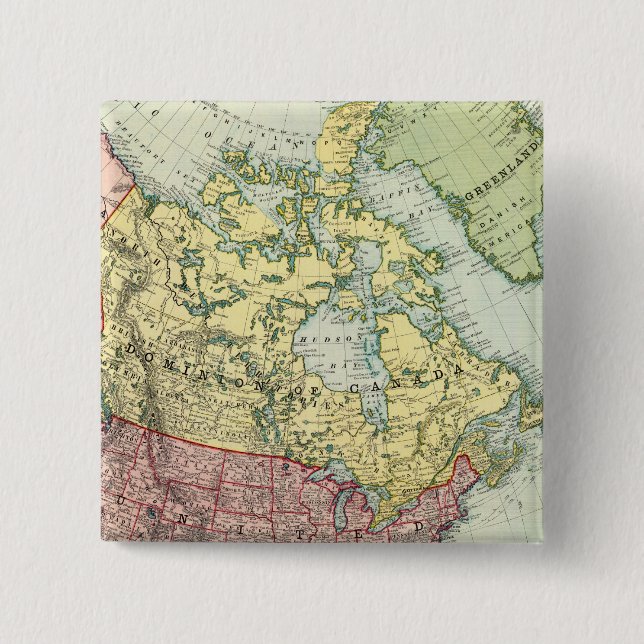 North America 7 Pinback Button (Front)