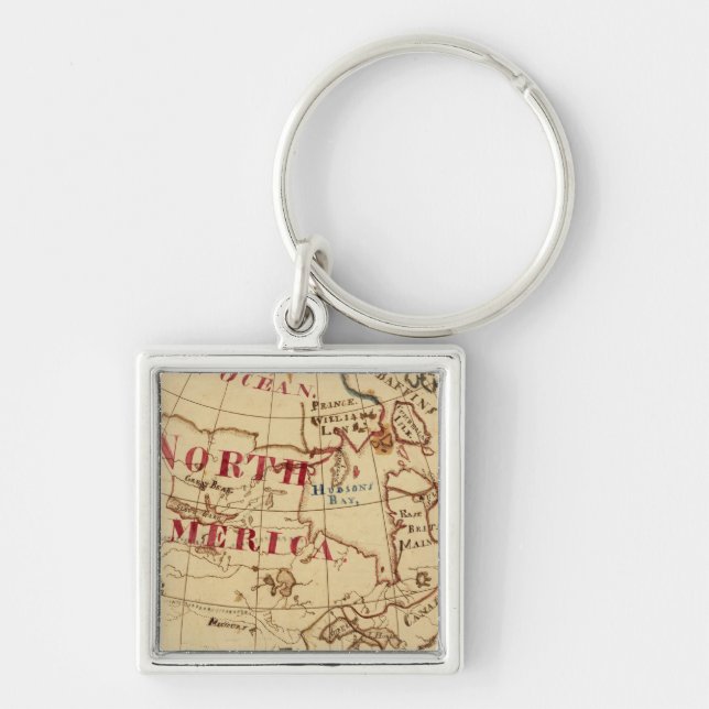 North America 8 Keychain (Front)