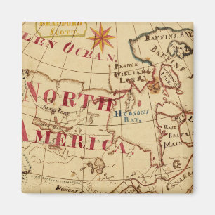North America 8 Magnet