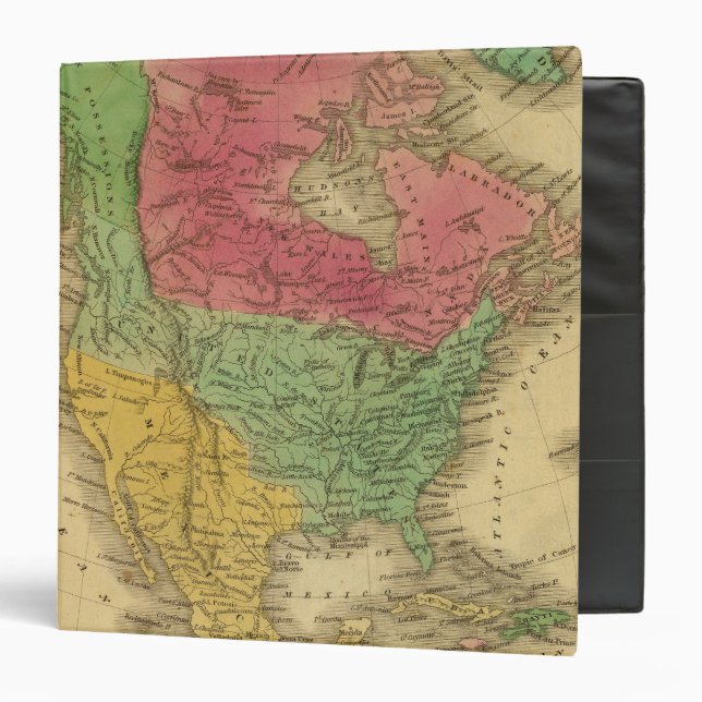 North America 9 3 Ring Binder (Front/Inside)