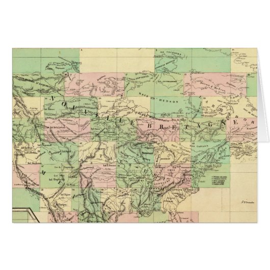 North America Assembly Map Cards (Front Horizontal)