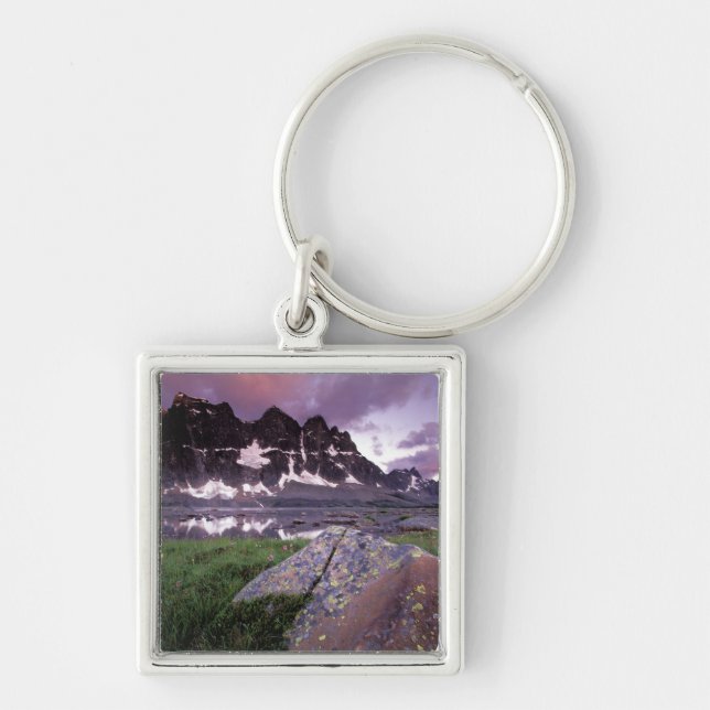 North America, Canada, Alberta, Jasper Keychain (Front)