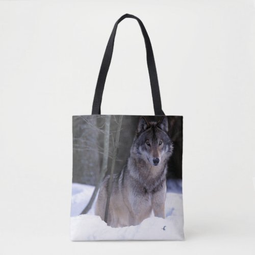 North America Canada Eastern Canada Grey wolf Tote Bag