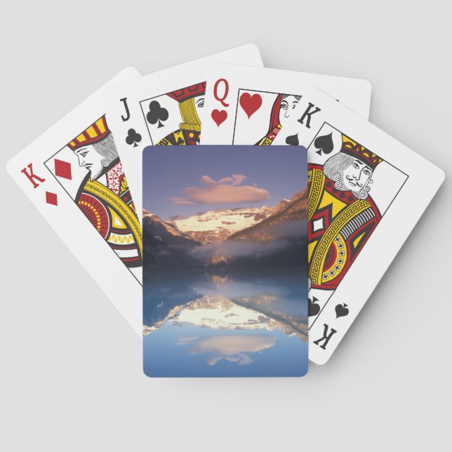 North America, Canada, Lake Louise morning Poker Cards (Back)
